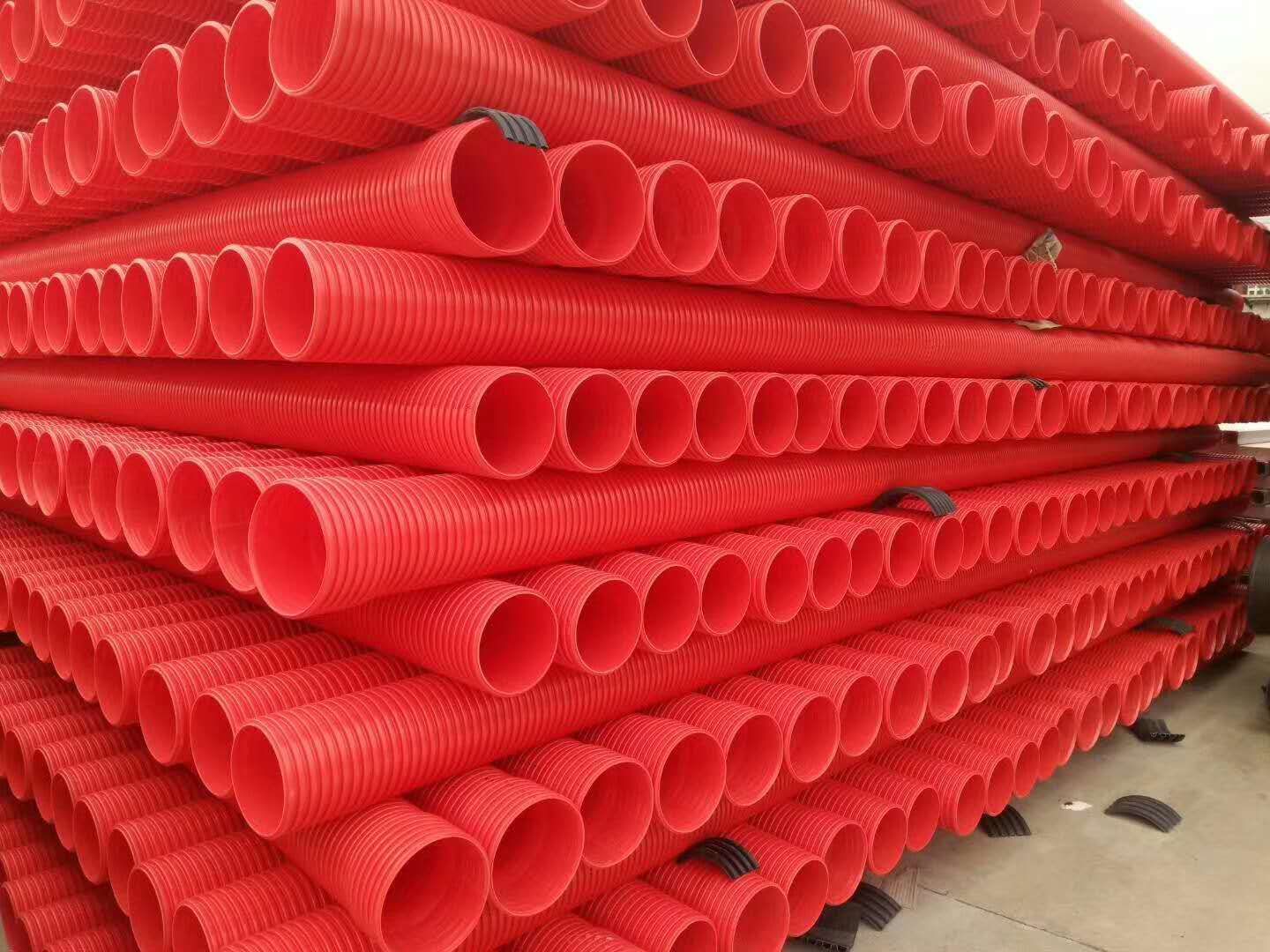 高強度聚氯乙烯（GHFB）電纜保護圓形雙壁波紋管